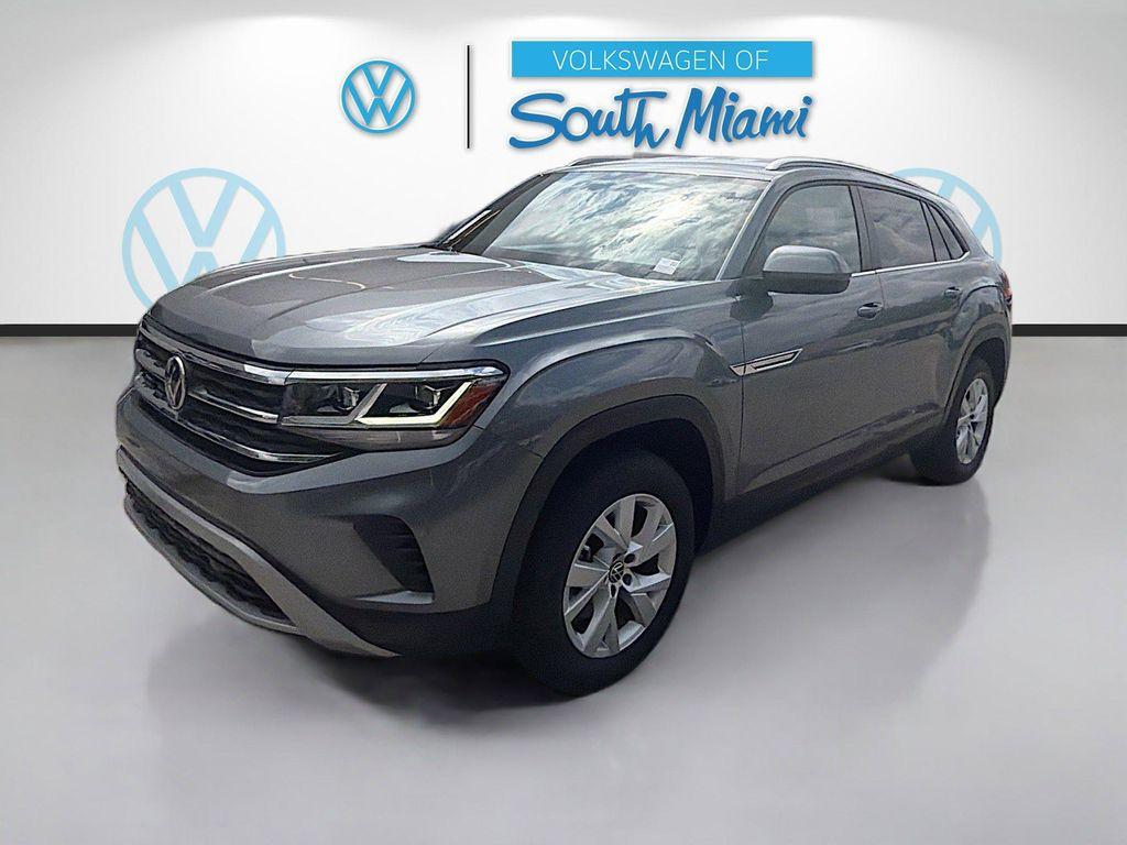used 2021 Volkswagen Atlas Cross Sport car, priced at $19,473