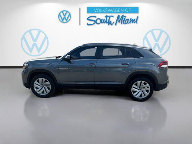 used 2022 Volkswagen Atlas Cross Sport car, priced at $20,337