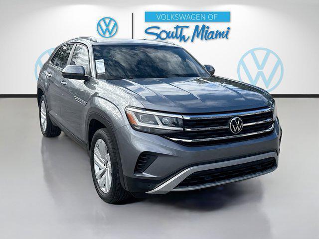 used 2022 Volkswagen Atlas Cross Sport car, priced at $20,337