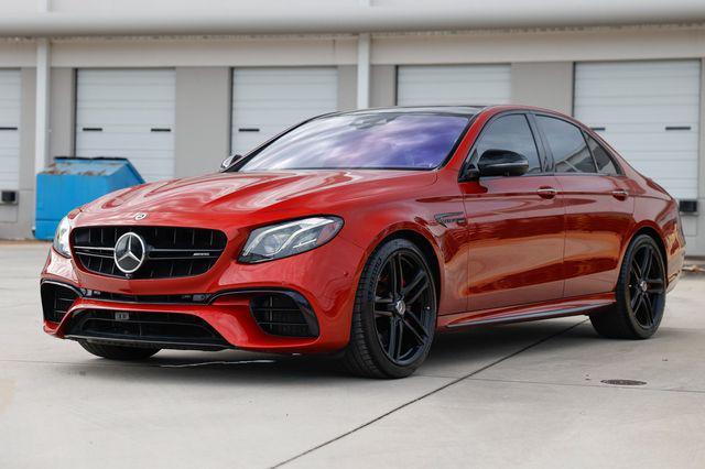 used 2018 Mercedes-Benz AMG E 63 car, priced at $50,991