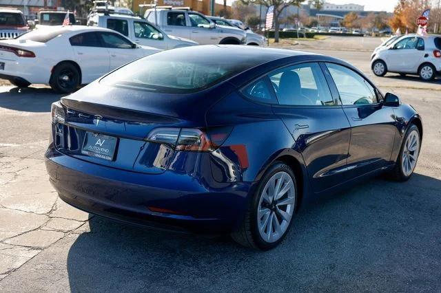 used 2022 Tesla Model 3 car, priced at $14,991