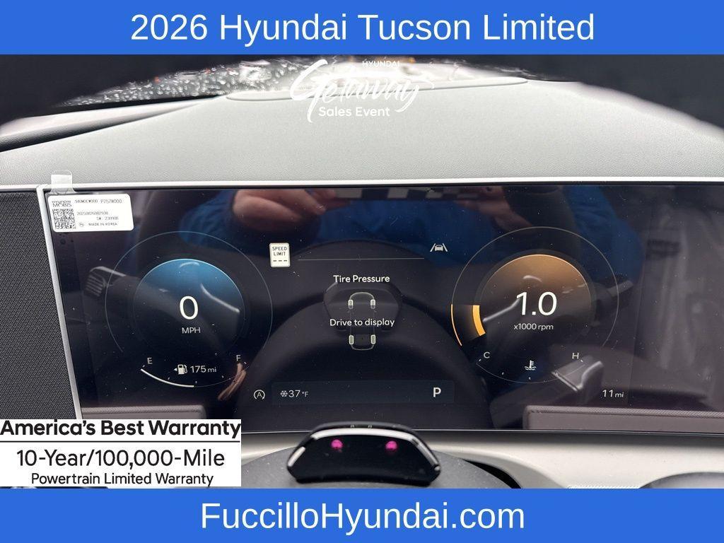 new 2026 Hyundai Tucson car, priced at $41,960