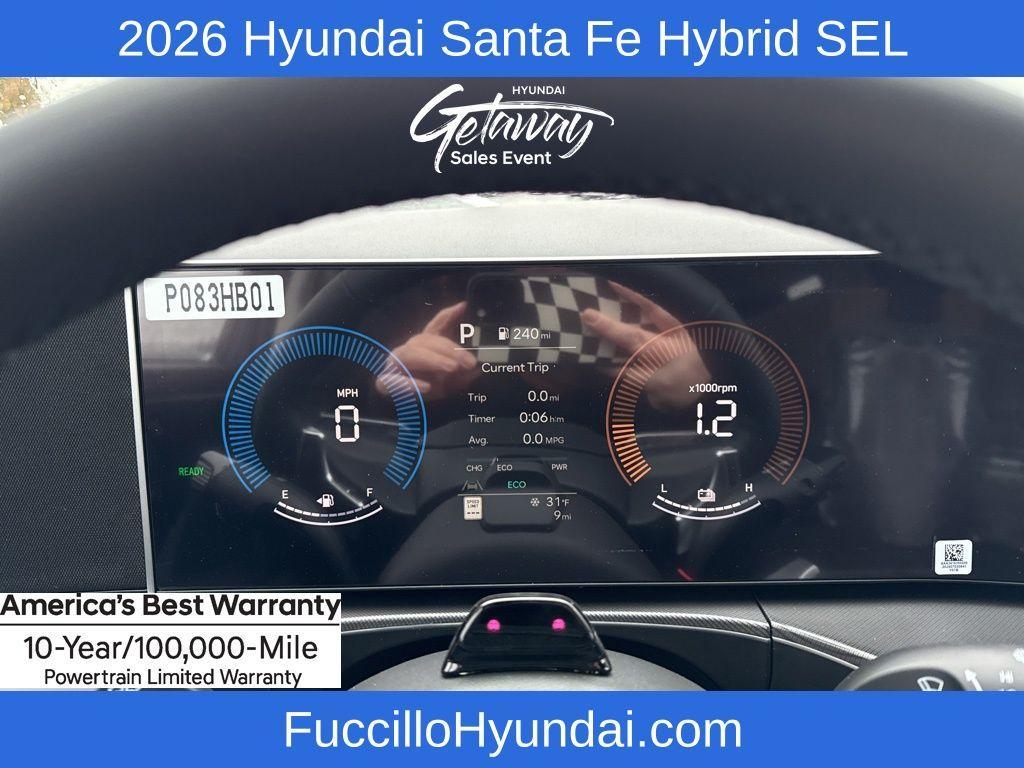 new 2026 Hyundai SANTA FE HEV car, priced at $40,433