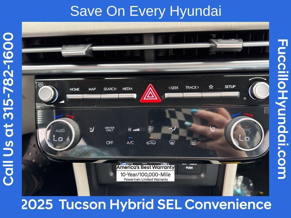 new 2025 Hyundai TUCSON Hybrid car, priced at $31,592