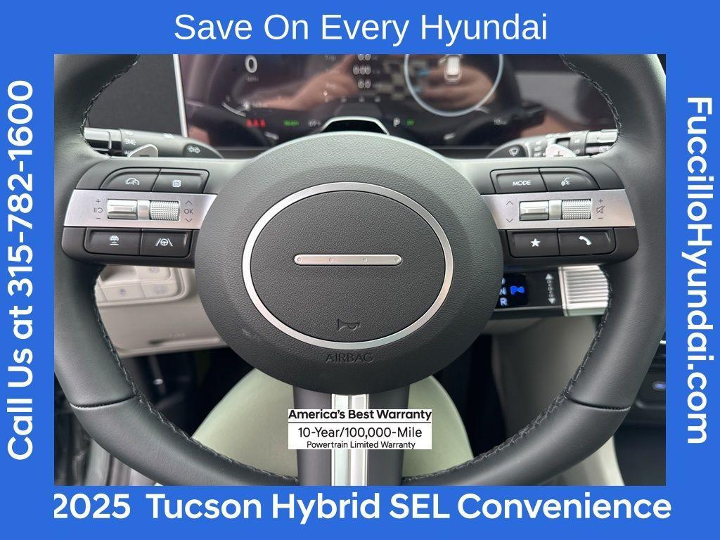 new 2025 Hyundai TUCSON Hybrid car, priced at $31,592