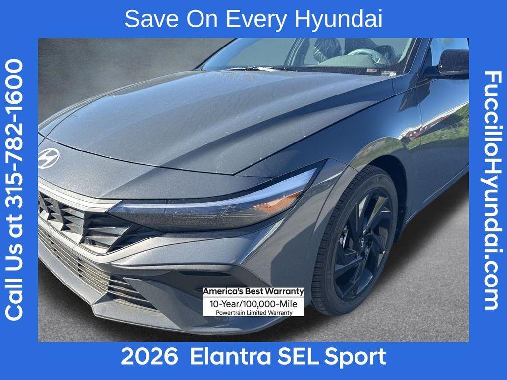 new 2026 Hyundai Elantra car, priced at $23,349