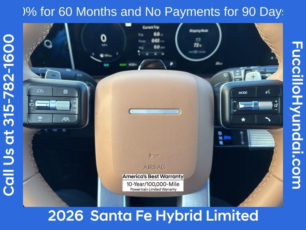 new 2026 Hyundai SANTA FE HEV car, priced at $44,246