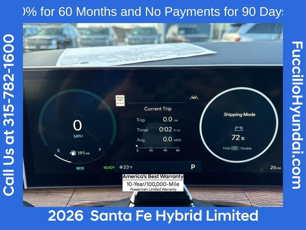 new 2026 Hyundai SANTA FE HEV car, priced at $44,246