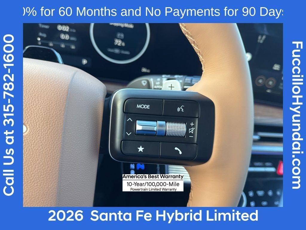 new 2026 Hyundai SANTA FE HEV car, priced at $44,246