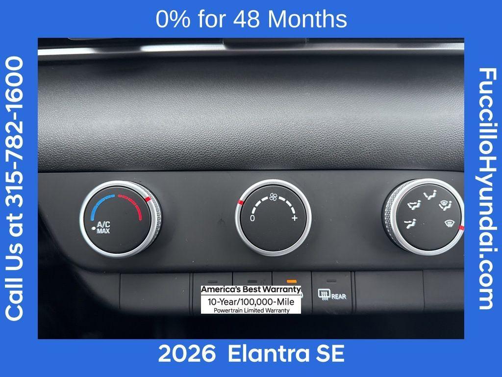 new 2026 Hyundai Elantra car, priced at $22,044