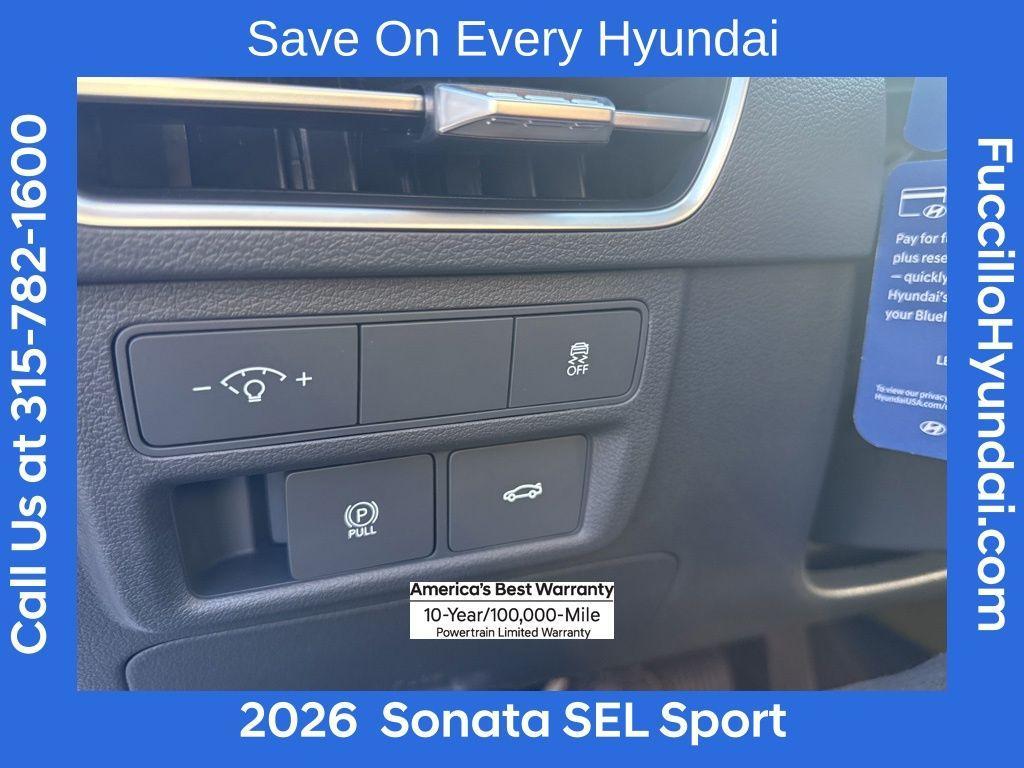 new 2026 Hyundai Sonata car, priced at $29,874