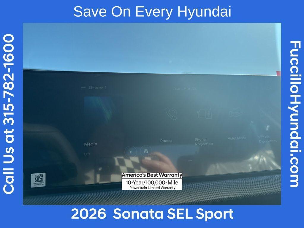 new 2026 Hyundai Sonata car, priced at $29,874