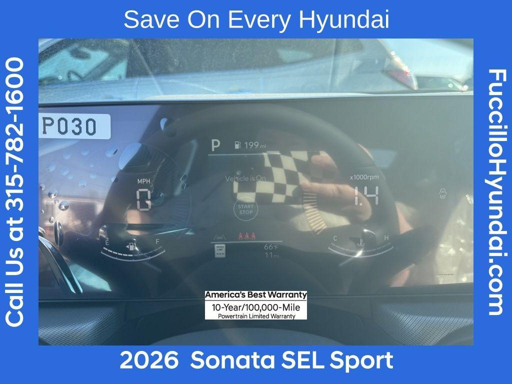 new 2026 Hyundai Sonata car, priced at $29,874