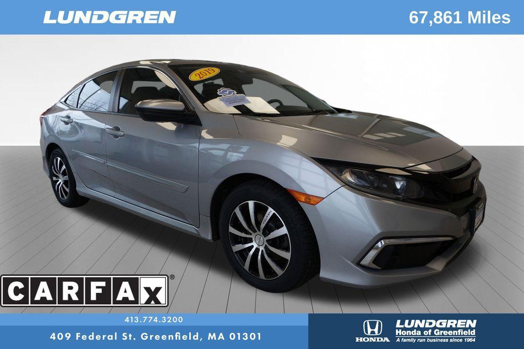 used 2019 Honda Civic car, priced at $17,196
