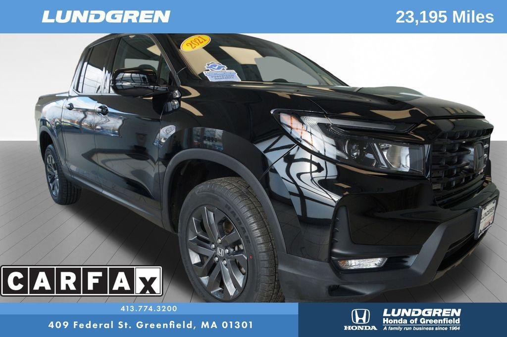 used 2021 Honda Ridgeline car, priced at $30,214