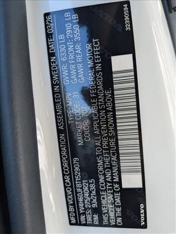 new 2026 Volvo XC90 Plug-In Hybrid car, priced at $87,590