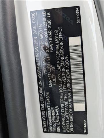 new 2026 Volvo XC60 Plug-In Hybrid car, priced at $75,045
