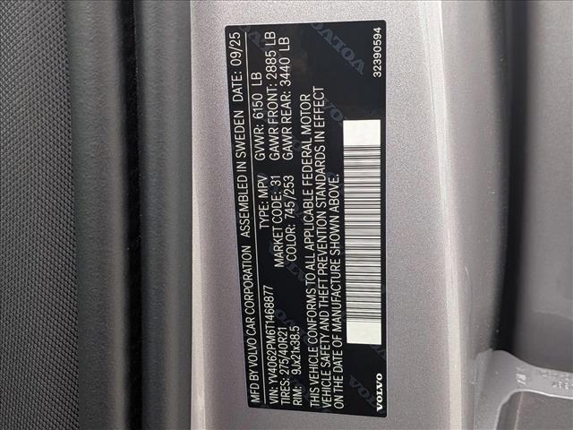 new 2026 Volvo XC90 car, priced at $74,910