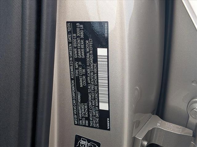 new 2026 Volvo XC90 Plug-In Hybrid car, priced at $81,080