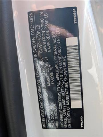 new 2026 Volvo XC90 Plug-In Hybrid car, priced at $87,205