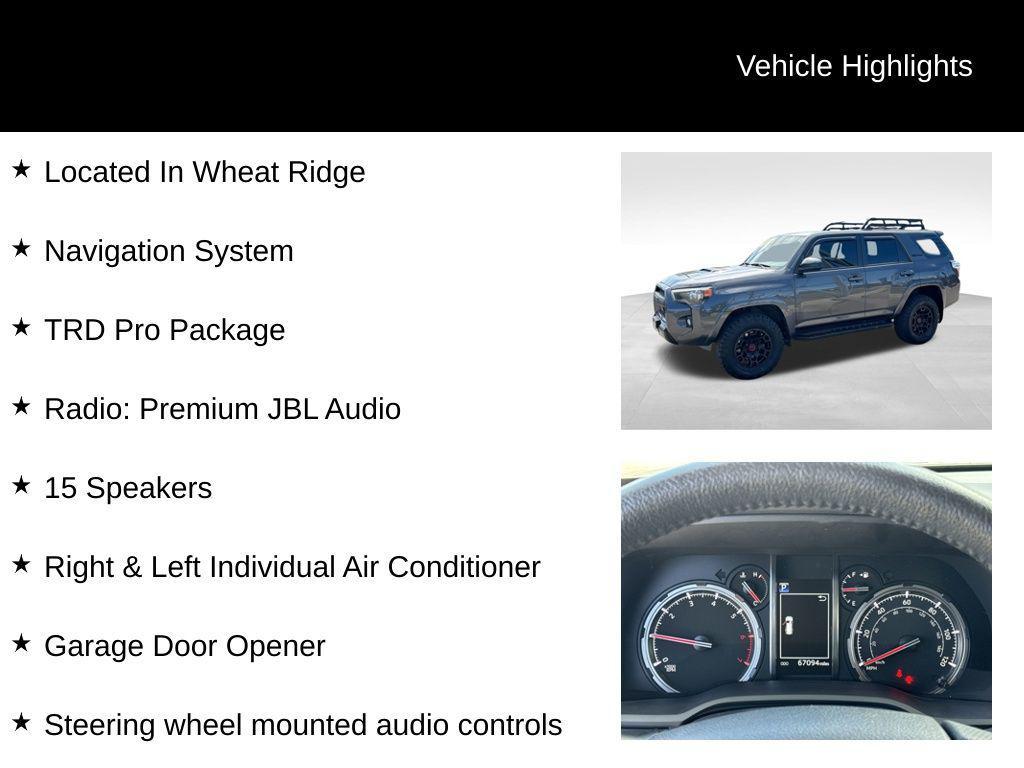 used 2021 Toyota 4Runner car, priced at $49,798