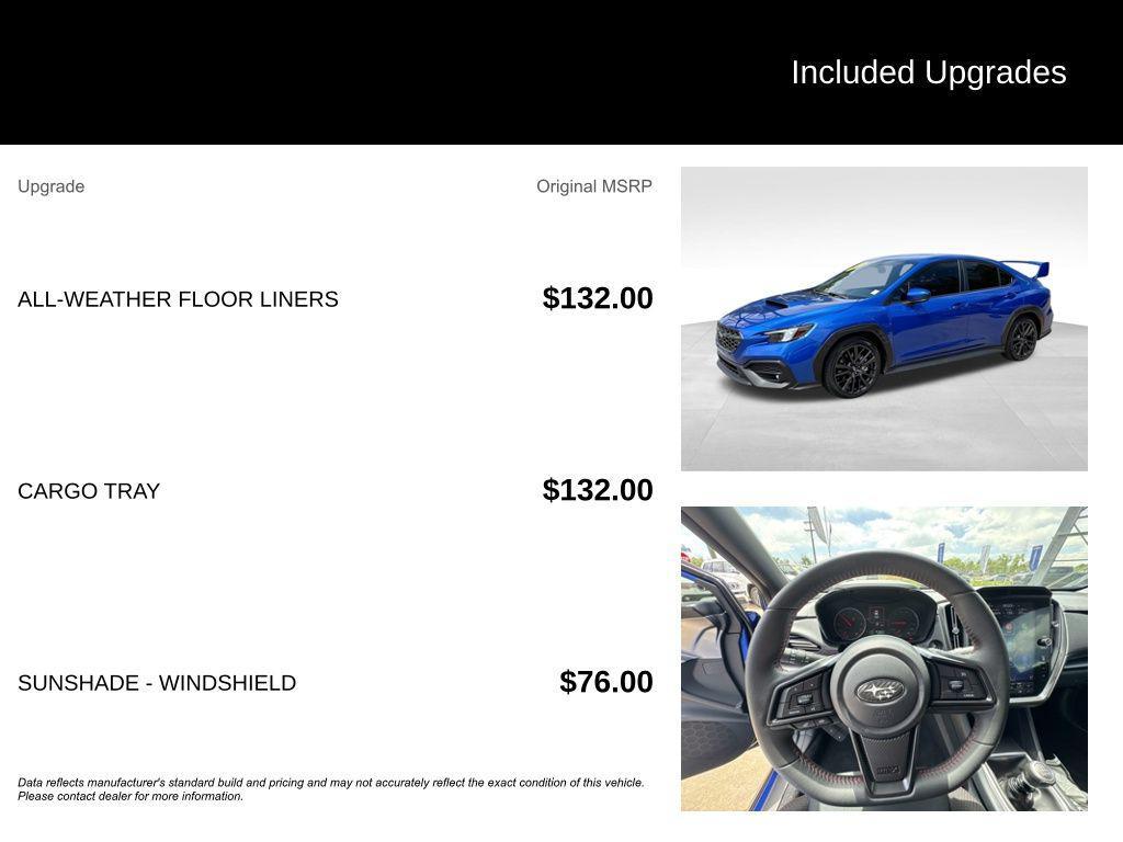 used 2023 Subaru WRX car, priced at $29,196