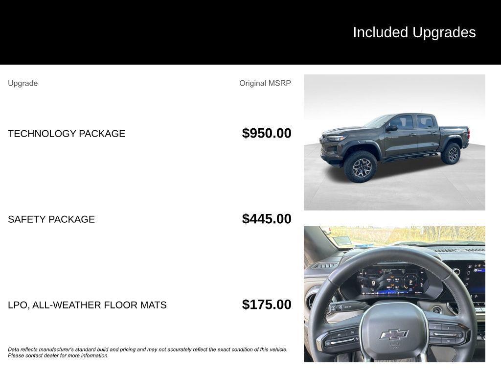 used 2024 Chevrolet Colorado car, priced at $39,297