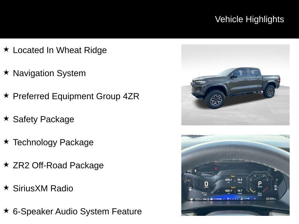 used 2024 Chevrolet Colorado car, priced at $39,297