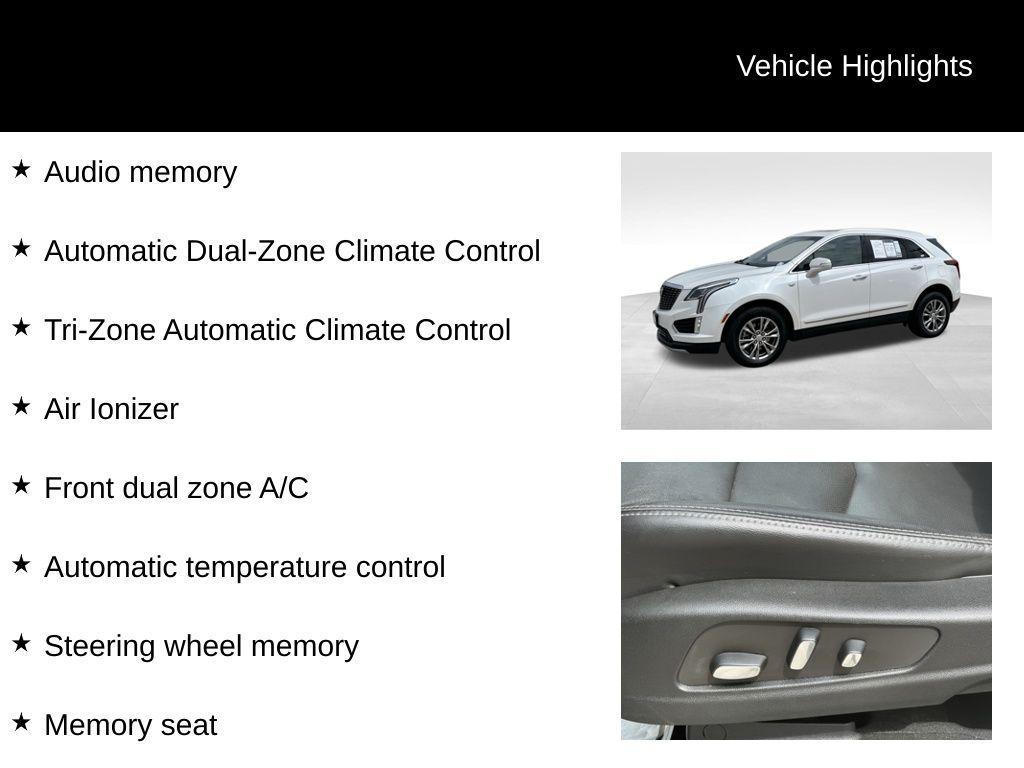used 2022 Cadillac XT5 car, priced at $29,396