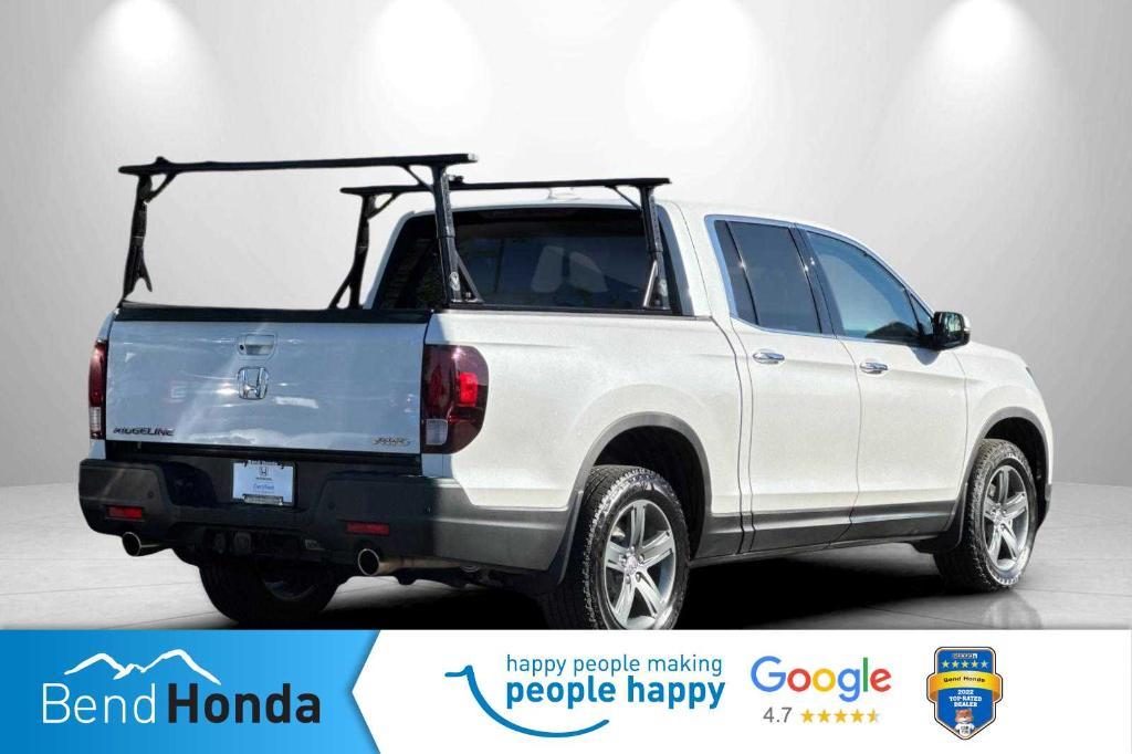 2023 Platinum White Pearl Honda Ridgeline