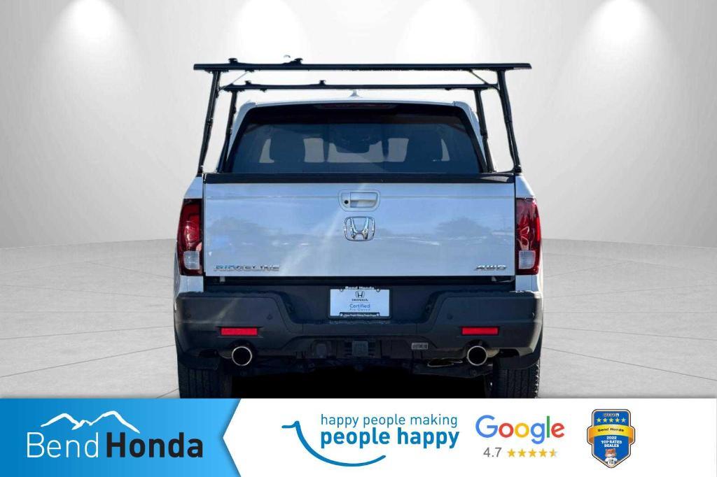 2023 Platinum White Pearl Honda Ridgeline