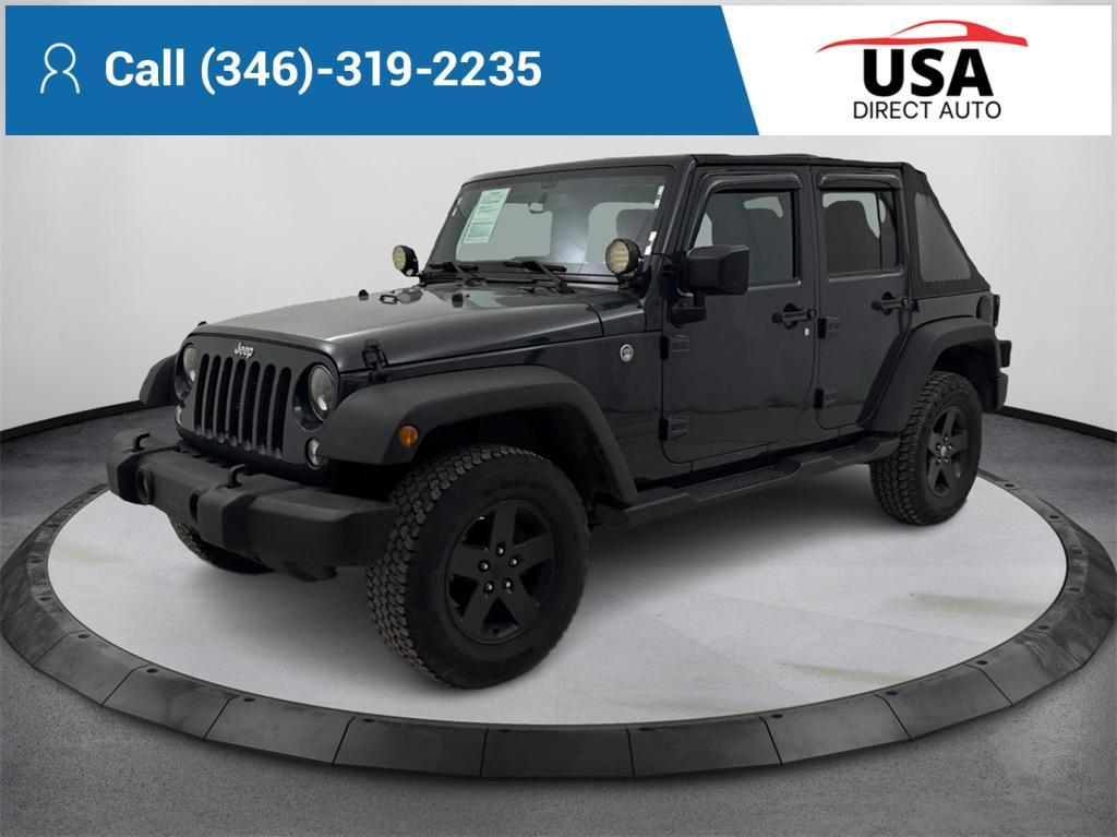 used 2016 Jeep Wrangler Unlimited car, priced at $11,891
