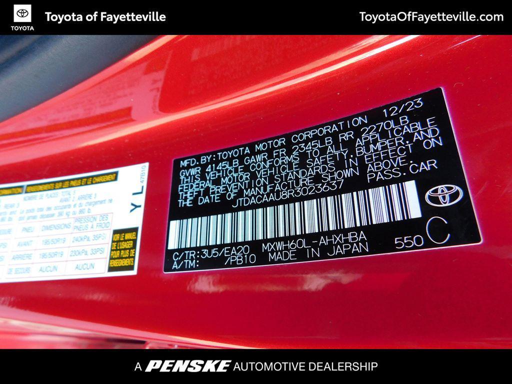 used 2024 Toyota Prius car, priced at $28,600