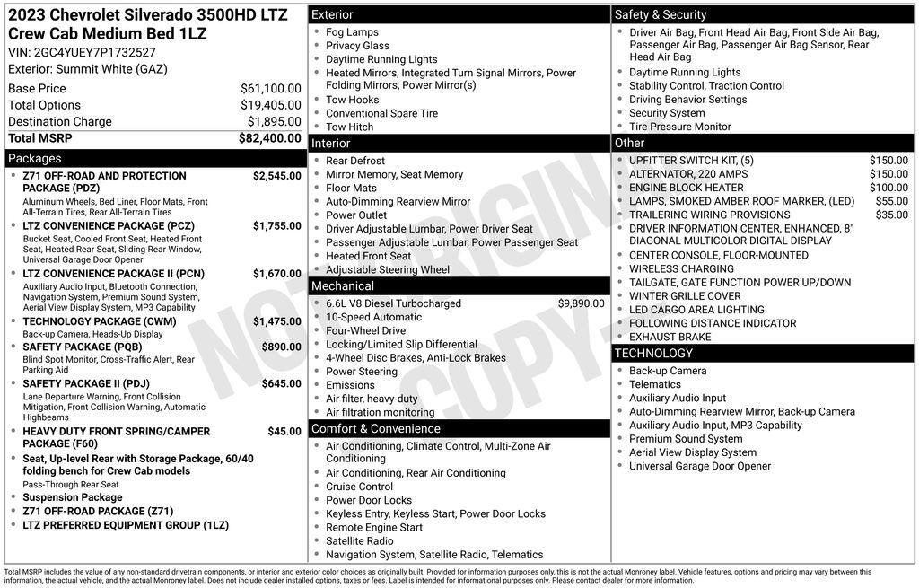used 2023 Chevrolet Silverado 3500 car, priced at $62,199