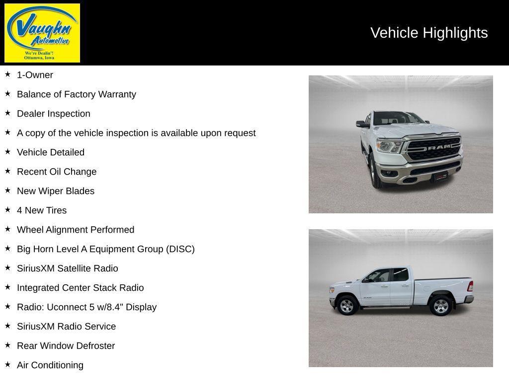 used 2022 Ram 1500 car, priced at $32,899