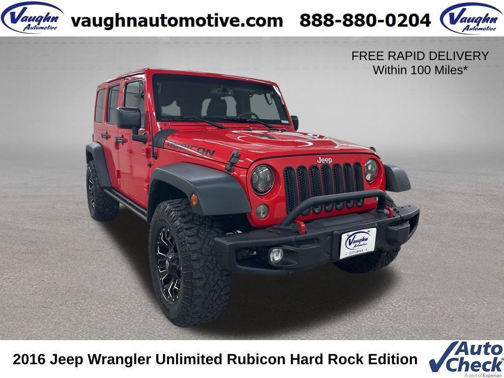 used 2016 Jeep Wrangler Unlimited car, priced at $21,999
