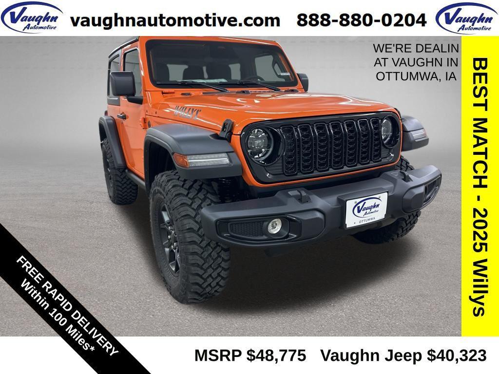 new 2025 Jeep Wrangler car, priced at $40,323