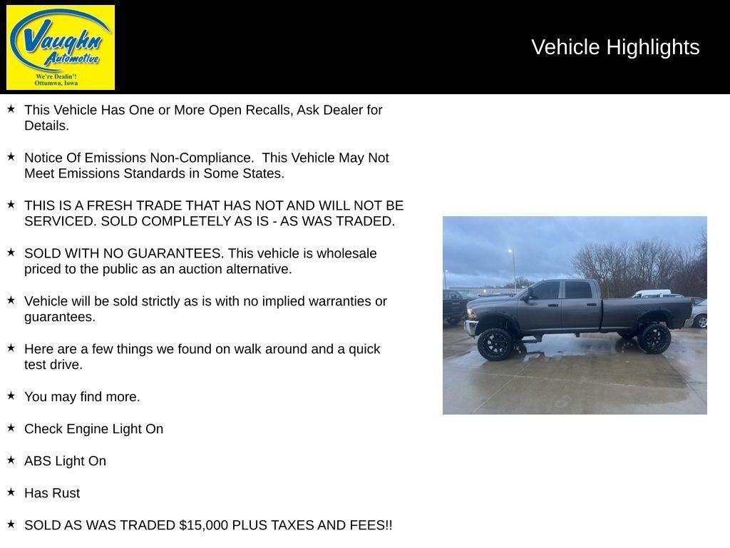 used 2014 Ram 2500 car, priced at $15,999