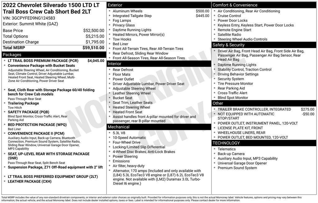 used 2022 Chevrolet Silverado 1500 Limited car, priced at $26,999