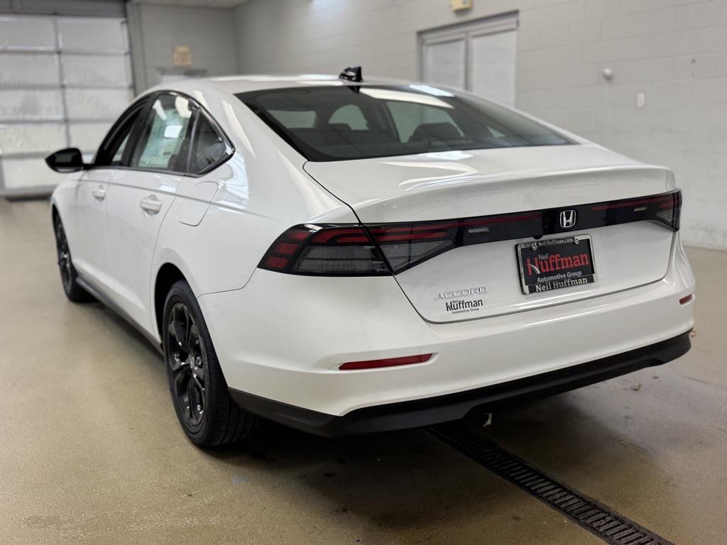 new 2025 Honda Accord car, priced at $30,750