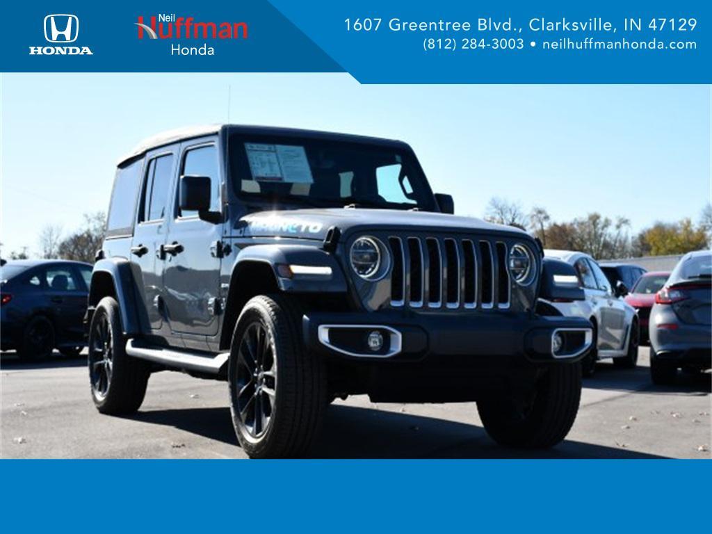 used 2021 Jeep Wrangler Unlimited 4xe car, priced at $28,577