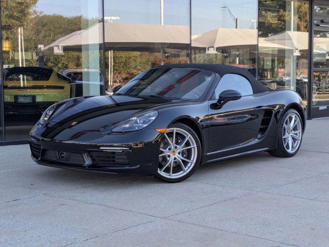 new 2025 Porsche 718 Boxster car, priced at $99,255