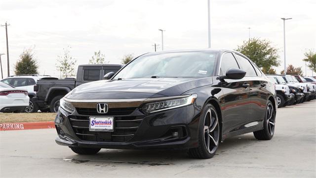 used 2021 Honda Accord car, priced at $20,631