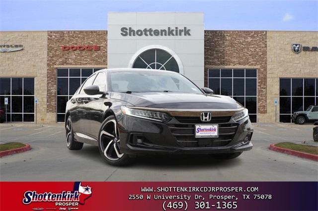 used 2021 Honda Accord car, priced at $20,631