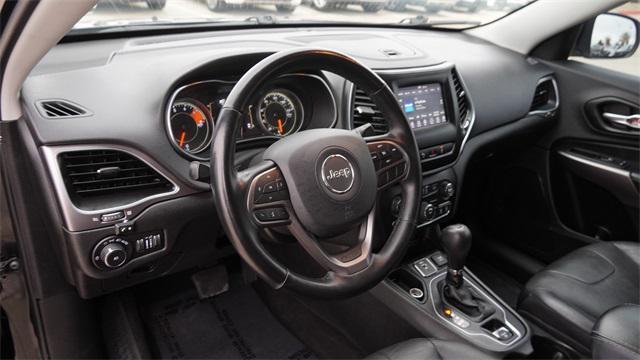 used 2021 Jeep Cherokee car, priced at $17,650