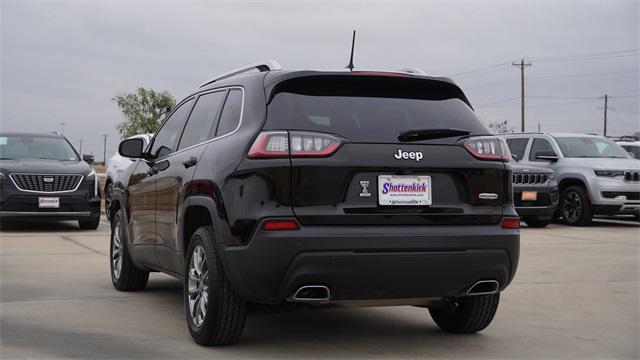used 2021 Jeep Cherokee car, priced at $17,650