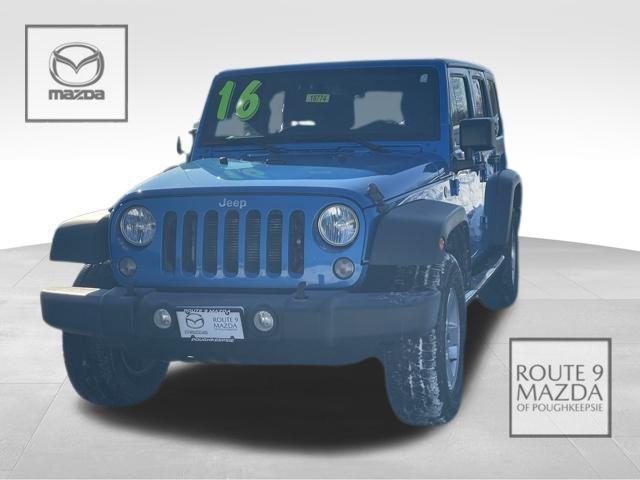 used 2016 Jeep Wrangler Unlimited car, priced at $15,467