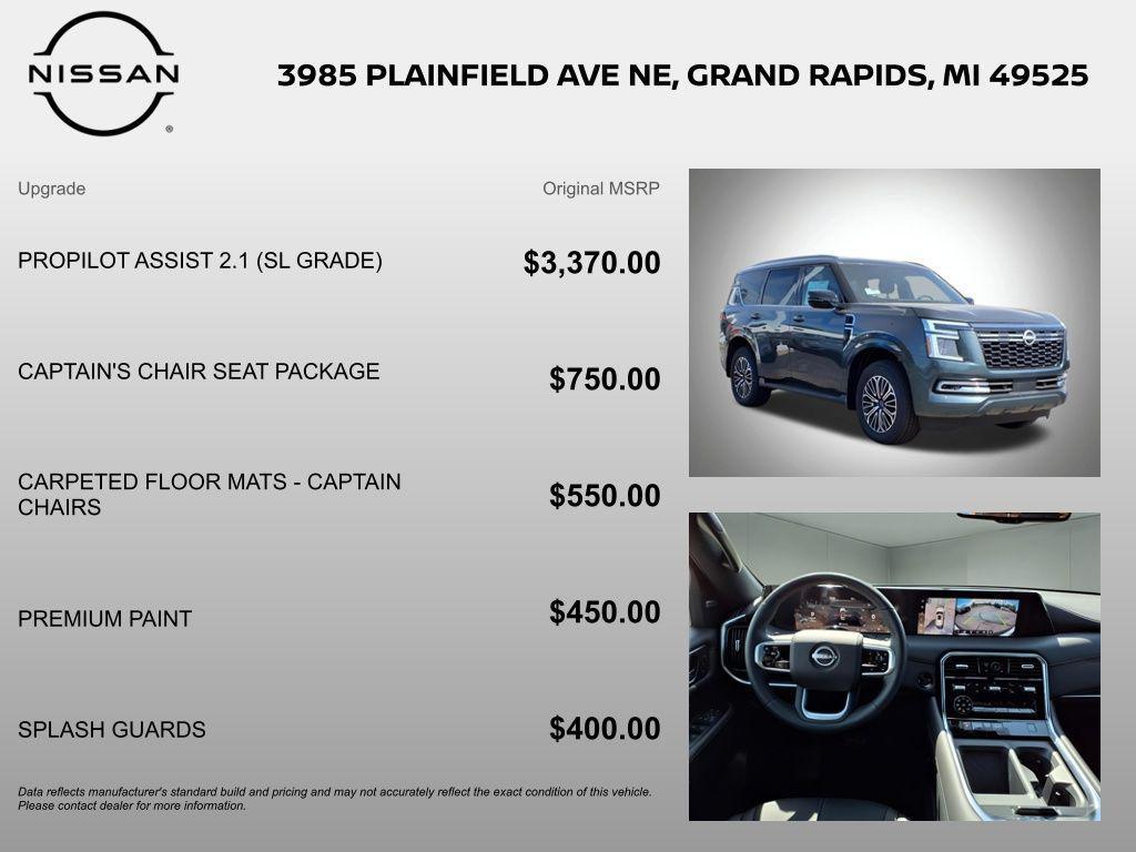 new 2025 Nissan Armada car, priced at $64,967