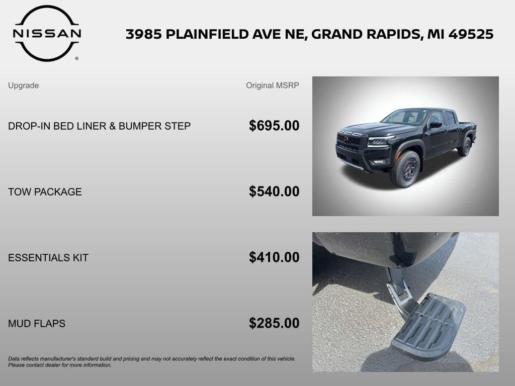 new 2026 Nissan Frontier car, priced at $41,482