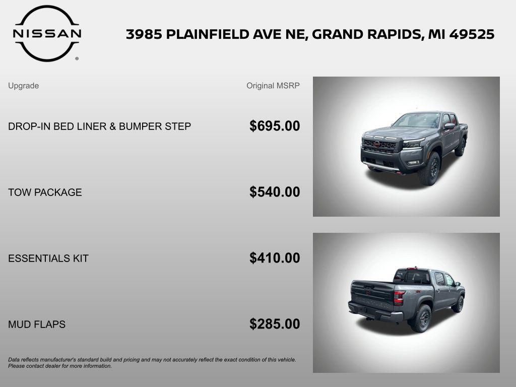 new 2026 Nissan Frontier car, priced at $40,935